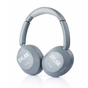 Fone De Ouvido Over Ear Dylan Celebrate DL500 Cinza C/ Bluetooth