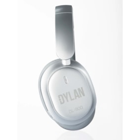Fone De Ouvido Over Ear Dylan DL900 C/ Cancelamento De Ruído e Bluetooth Cinza