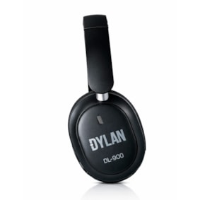 Fone De Ouvido Over Ear Dylan DL900 C/ Cancelamento De Ruído e Bluetooth Preto