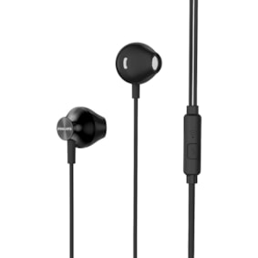 Fone de Ouvido Philips TAUE101 In Ear Preto Com Fio Fone de Ouvido Philips TAUE101 In Ear Preto Com Fio