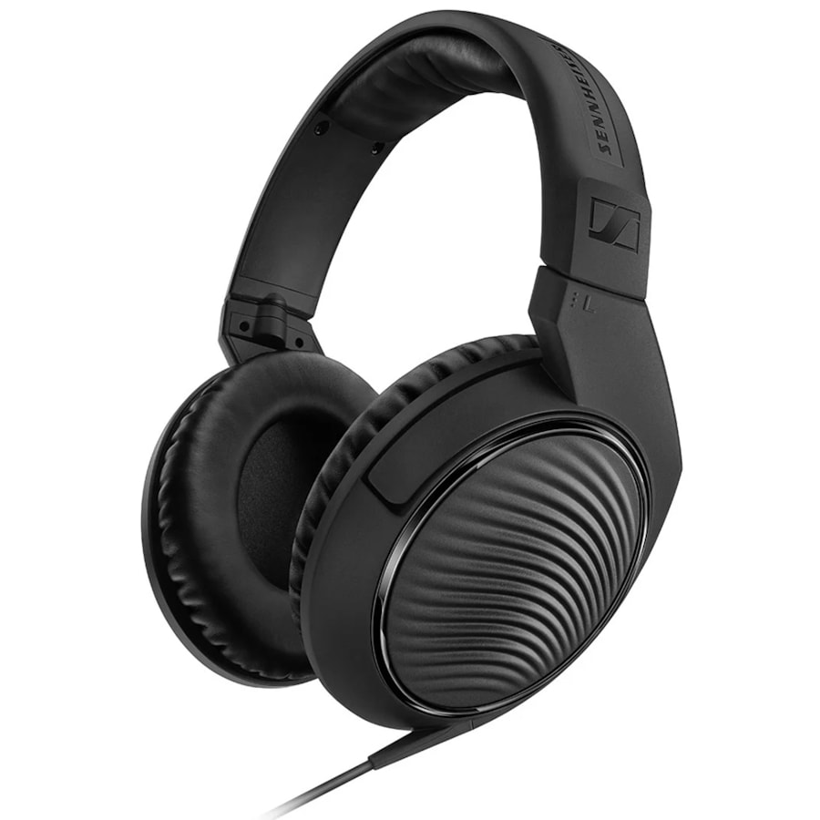 Fone de Ouvido Sennheiser HD 200 PRO Around-Ear Preto Fone de Ouvido Sennheiser HD 200 PRO Around-Ear Preto