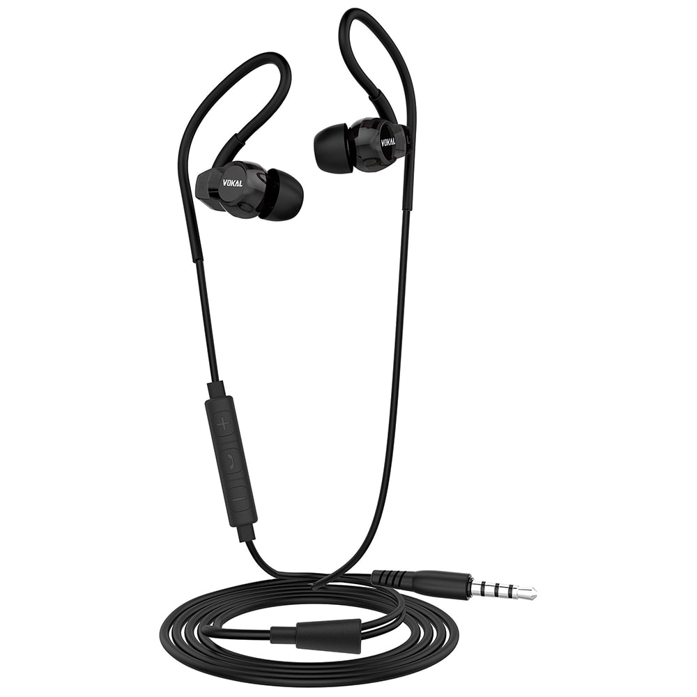 Fone de Ouvido Vokal E20 BK In Ear Preto