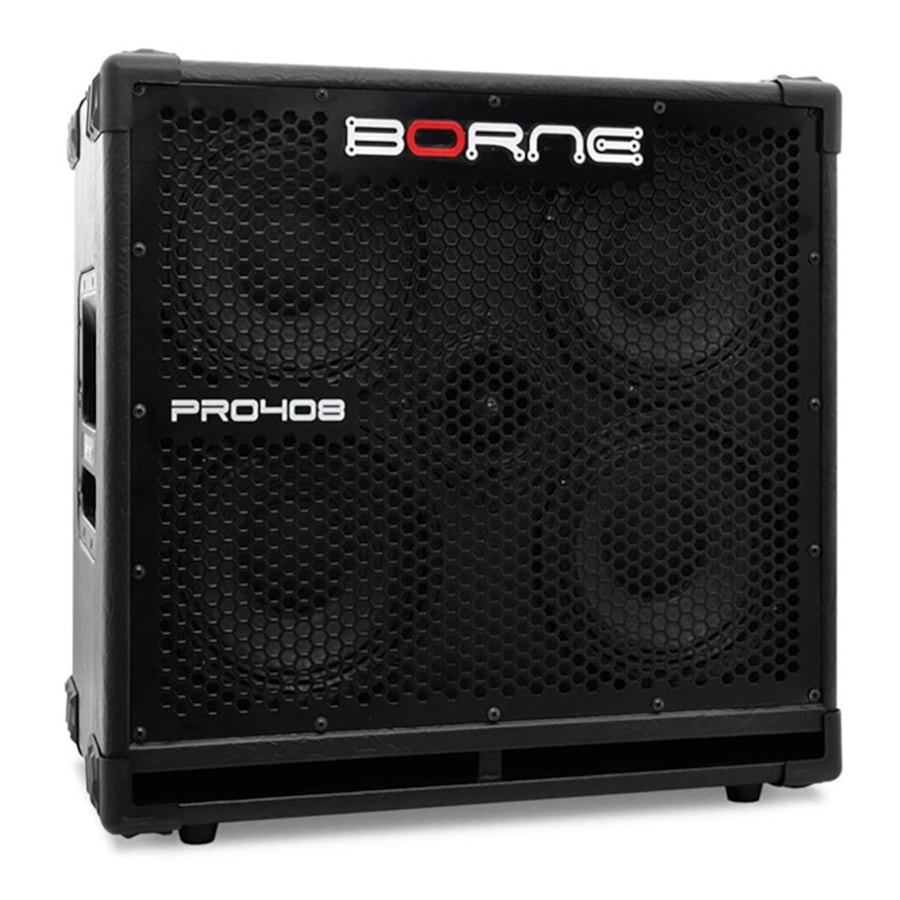 Gabinete P/ Contrabaixo Borne Passivo PRO408 4x8 200 Watts Gabinete P/ Contrabaixo Borne Passivo PRO408 4x8 200 Watts