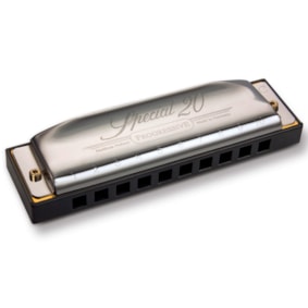 Gaita de Boca Diatônica Hohner Special 20 560/20 em C com Estojo