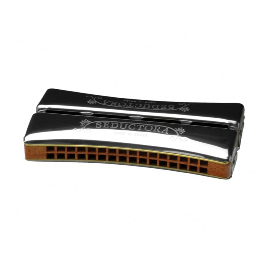 Gaita de boca Hering Seductora 79/64 Vozes em Bb e F Gaita de boca Hering Seductora 79/64 Vozes em Bb e F