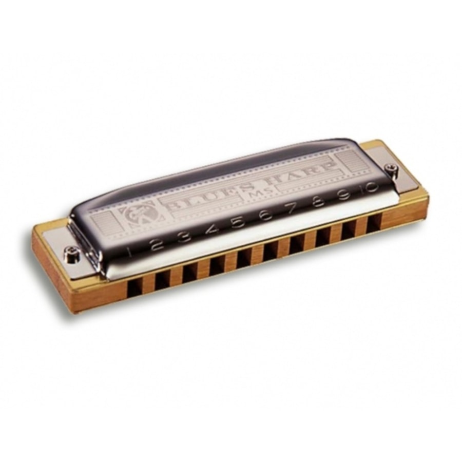 Gaita de Boca Hohner Blues Harp 532/20 em D MS Series