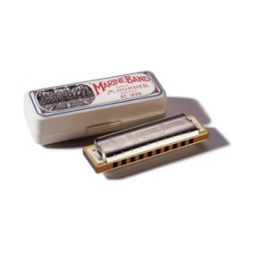 Gaita de Boca Hohner Marine Band 1896/20 em C Marine Band Series Gaita de Boca Hohner Marine Band 1896/20 em C Marine Band Series