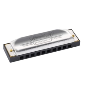 Gaita de Boca Hohner Special 20 560/20 em E Progressive Series Gaita de Boca Hohner Special 20 560/20 em E Progressive Series