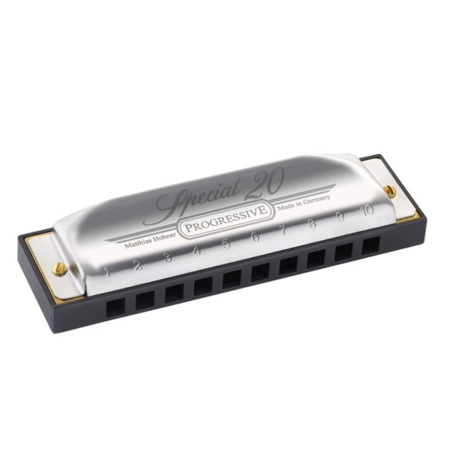 Gaita de Boca Hohner Special 20 560/20 em F Progressive Series