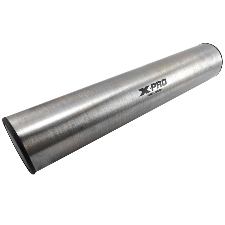 Ganzá X-Pró de Aço Escovado - 22cm - Tamanho P Ganzá X-Pró de Aço Escovado - 22cm - Tamanho P