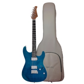 Guitarra Benson Modern M1 OB Ocean Blue Superstrato Passiva C/ Bag