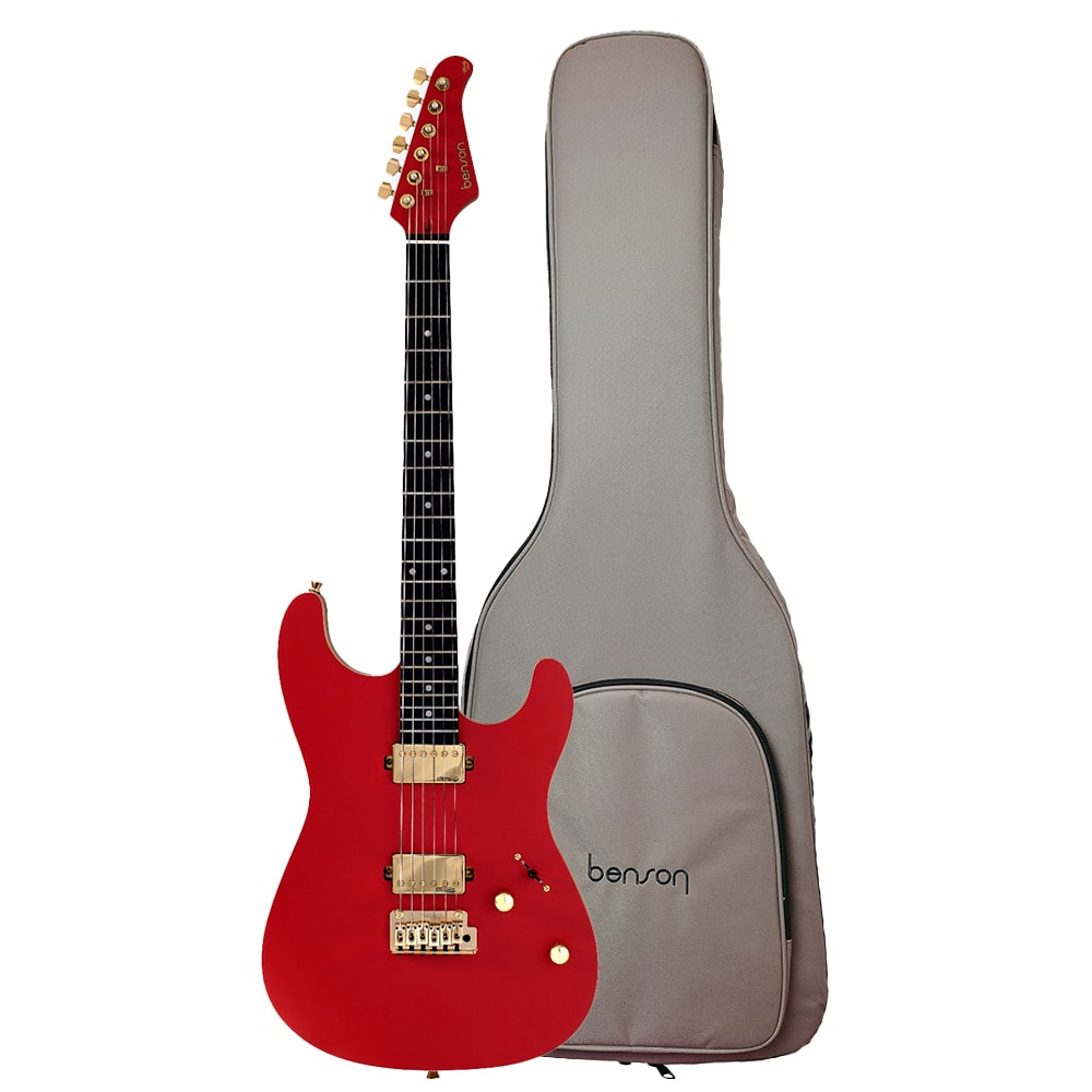 Guitarra Benson Modern M1 Scarlet Red Superstrato Passiva C/ Bag