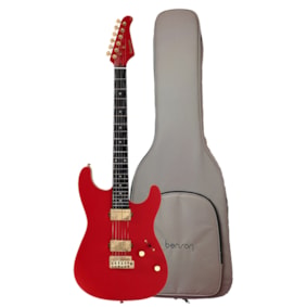 Guitarra Benson Modern M1 Scarlet Red Superstrato Passiva C/ Bag