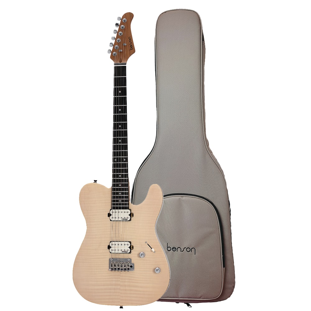 Guitarra Benson Modern M5 TW Transparent Wine Telecaster Passiva C/ Bag