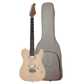 Guitarra Benson Modern M5 TW Transparent Wine Telecaster Passiva C/ Bag