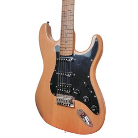 Guitarra Benson Stratocaster Hardy Series HSS 902 Natural Com Bag
