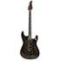 Guitarra Benson Superstrato Hardy Series Modern CHB Charcoal Black Brilhoso Com Bag