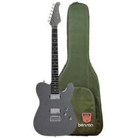 Guitarra Benson Telecaster Brave Three Silver Sparkle C/ Bag