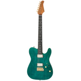 Guitarra Benson Telecaster  Hardy Series Modern EMG Emerald Mist Green C/ Bag