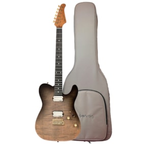 Guitarra Benson Telecaster Hardy Series Modern  MCH Antique Tobacco Burst C/ Bag