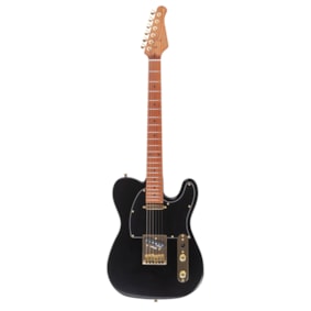 Guitarra Benson Telecaster Hardy Series T 904 Black Gold Com Bag Guitarra Benson Telecaster Hardy Series T 904 Black Gold Com Bag