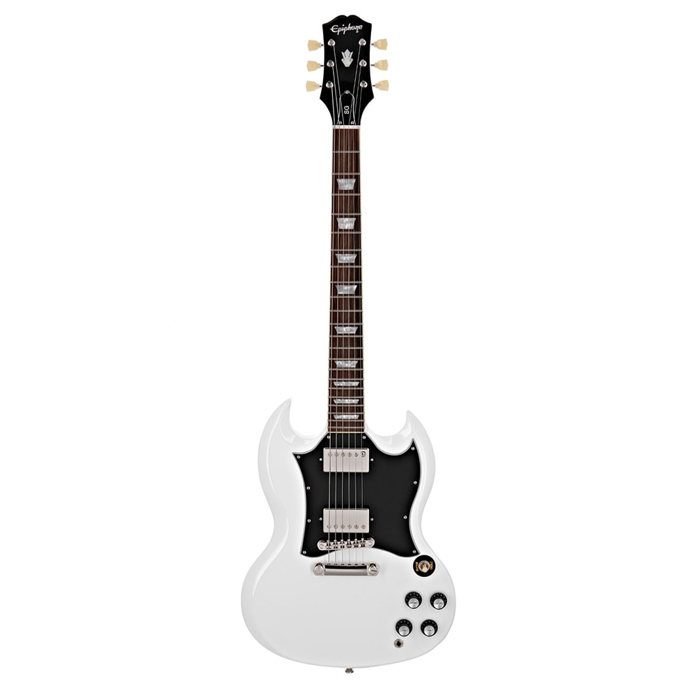 (本日限定値下げ)Epiphone SG Standard ホワイト Guitarra Epiphone SG Standard Original Series Alpine White Branca