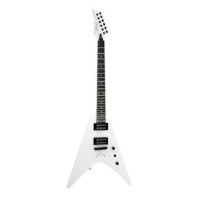 Guitarra Flyng V Strinberg FVS450 PW Pearl White Passiva Branca