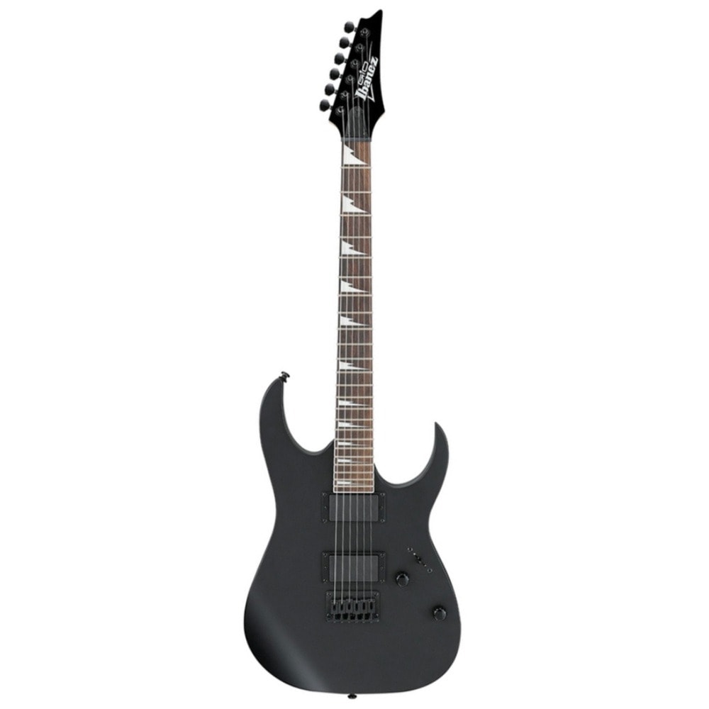 ギター Ibanez GIO GRG121DX-BKF Guitarra Ibanez GRG121DX BKF RG Gio Superstrato Black Flat C