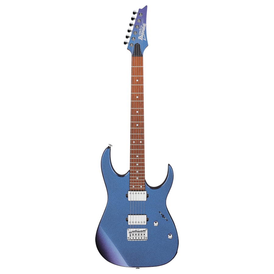 Guitarra Ibanez GRG121SP BMC RG Gio Series Superstrato Blue Metal Chameleon C/ Escala Escura