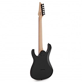 Guitarra Ibanez GRG131DX BKF RG Gio Series Superstrato Black Flat C/ Escala Escura e Escudo Vermelho