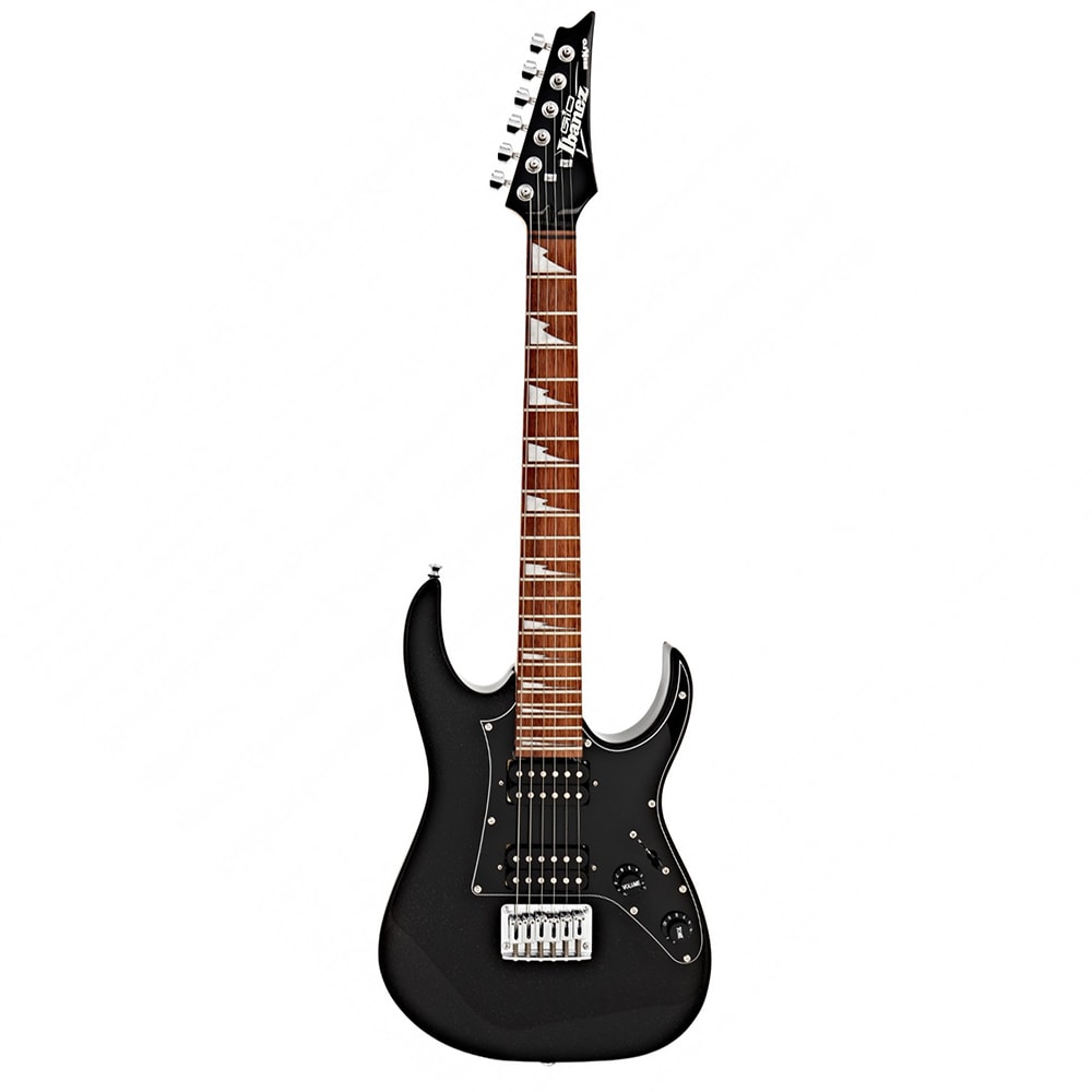 Guitarra Ibanez GRGM21 BKN miKro Series Superstrato Reduzida Black Night C/ Escala Escura