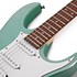 Guitarra Ibanez GRX40 MGN E/WH RG Gio Series Stratocaster HSS Metallic Light Green C/ Escala Escura e Escudo Branco