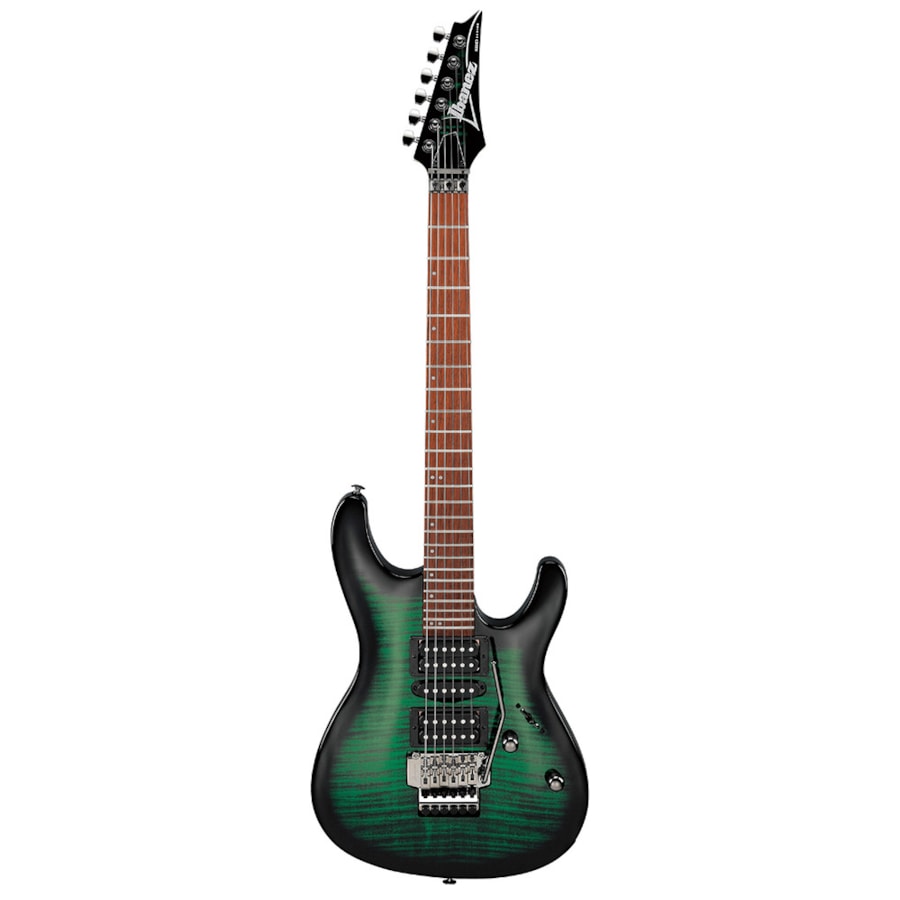 Guitarra Ibanez Kiko SP3 Kiko Loureiro Signature Transparent Emerald Burst TEB