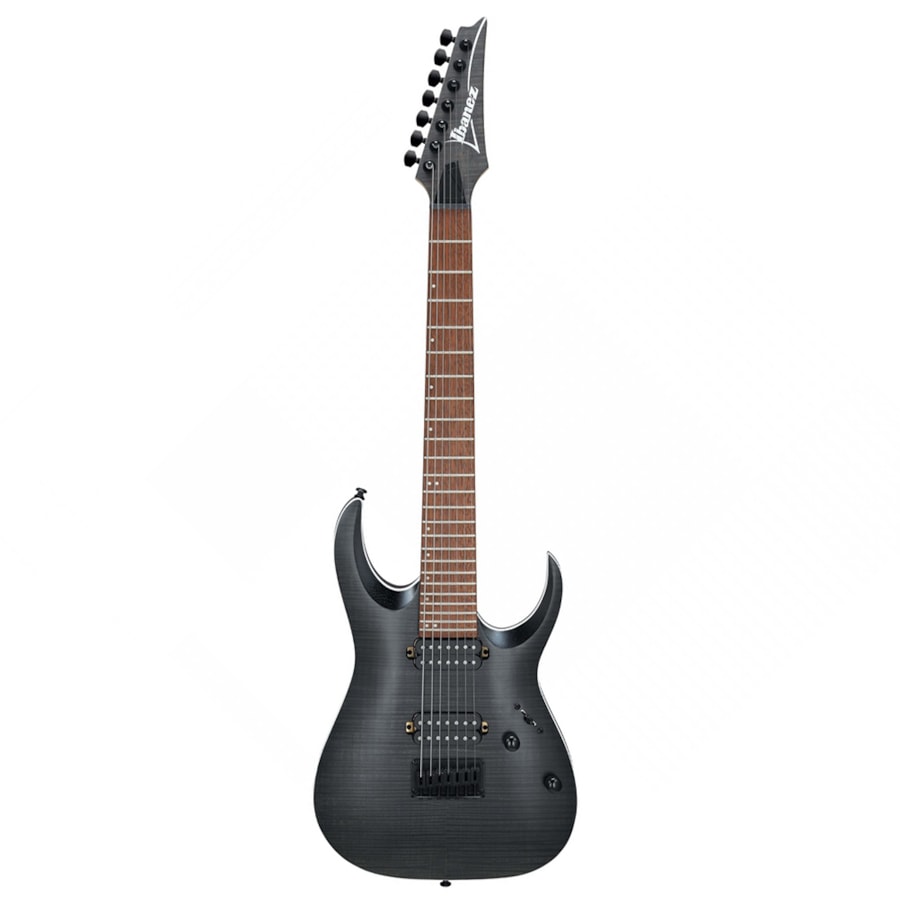 Guitarra Ibanez RGA742FM TGF RGA Standard Series Superstrato 7 Cordas Transparent Gray Flat C/ Escala Escura