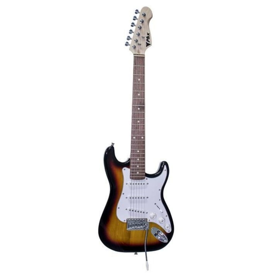 Guitarra Infantil 3/4 PHX Stratocaster Junior IST1 3TS Sunburst