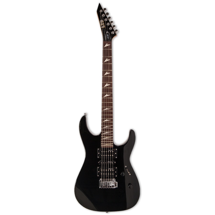 Guitarra LTD by ESP MT-130 BLK DF Linha Exclusives Superstrato Preta C/ Escala Escura Guitarra LTD by ESP MT-130 BLK DF Linha Exclusives Superstrato Preta C/ Escala Escura