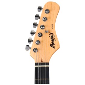 Guitarra Memphis by Tagima MG-30 SB E/MG Memphis Series Stratocaster Sunburst C/ Escudo Mint Green e Escala Escura