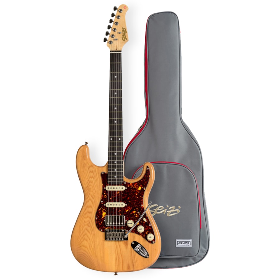 Guitarra Seizi Budokan Ash E/TT Linha Vintage Superstrato com Bag Guitarra Seizi Budokan Ash E/TT Linha Vintage Superstrato com Bag