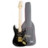 Guitarra Seizi Budokan Black Gold C/BK Preta Linha Vintage Superstrato com Bag