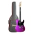 Guitarra Seizi Katana Kabuto Purple Sparkle E/BK Telecaster com Bag