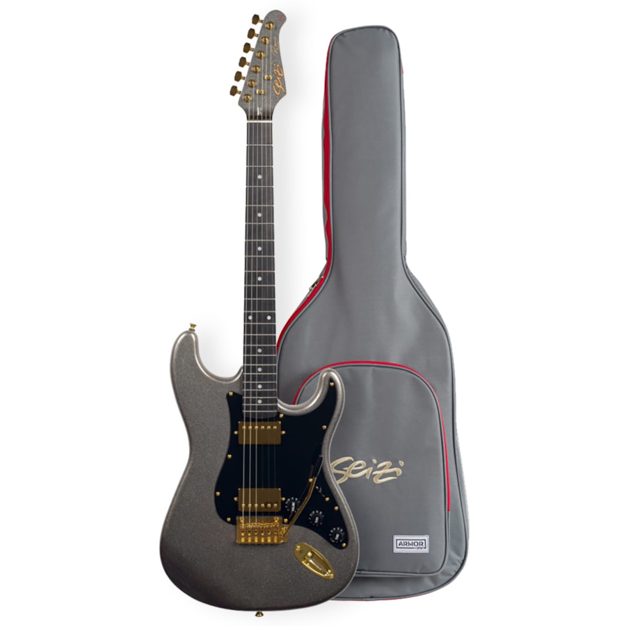 Guitarra Seizi Vintage Ronin HH Reinaldo Meirelles Space Grey com Bag Guitarra Seizi Vintage Ronin HH Reinaldo Meirelles Space Grey com Bag