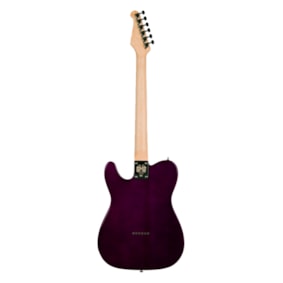 Guitarra Seizi Vintage Saitama Plus Quilted Purple E/WH Telecaster com Bag
