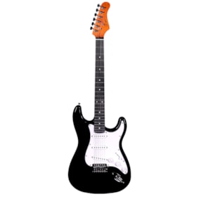 Guitarra Smiger LG1ST BK Preta Stratocaster C/ Bag Cabo e Afinador Guitarra Smiger LG1ST BK Preta Stratocaster C/ Bag Cabo e Afinador
