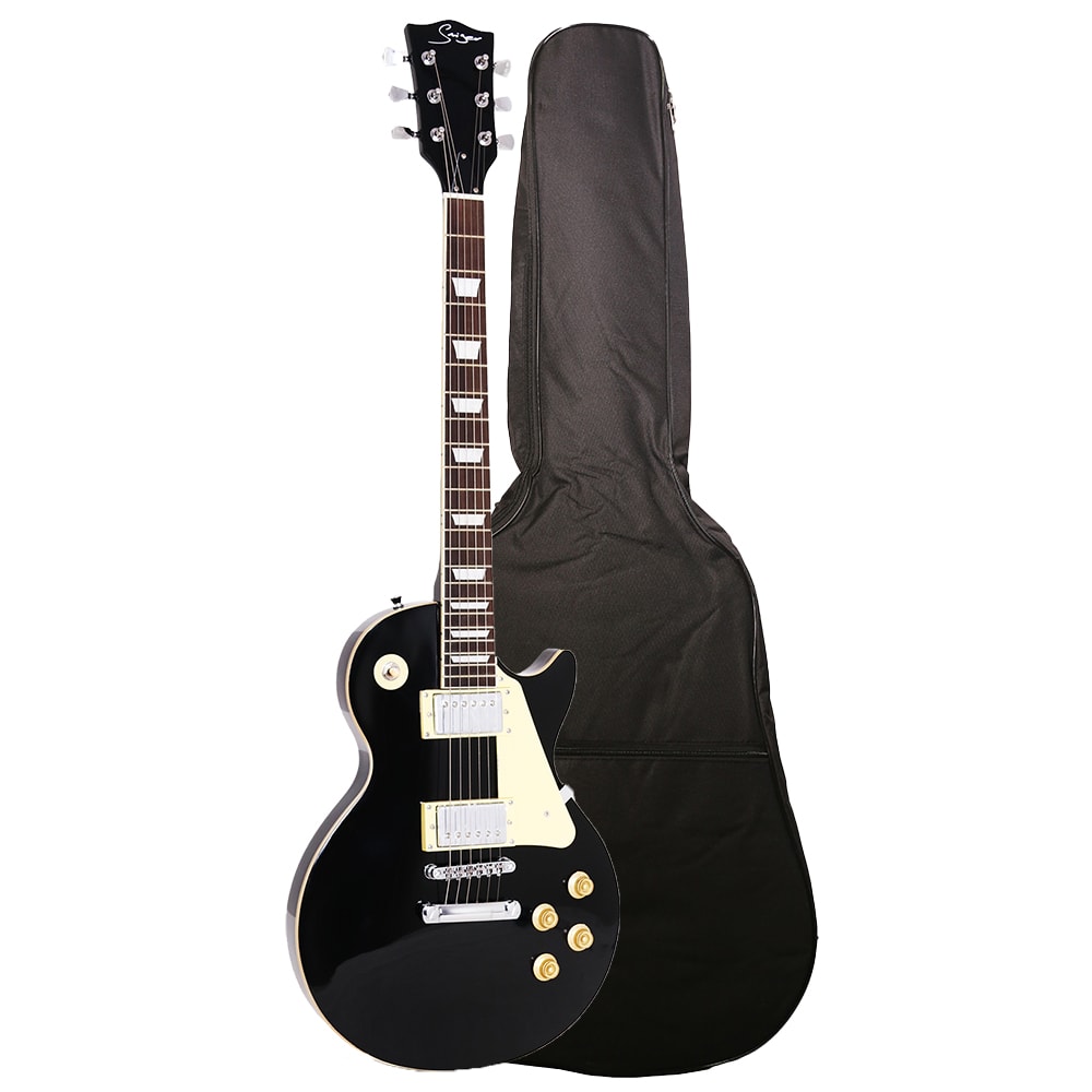 Guitarra Smiger LG9 BK Preta Les Paul C/ Bag Cabo e Afinador