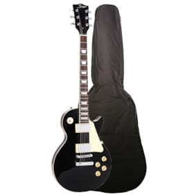 Guitarra Smiger LG9 BK Preta Les Paul C/ Bag Cabo e Afinador Guitarra Smiger LG9 BK Preta Les Paul C/ Bag Cabo e Afinador