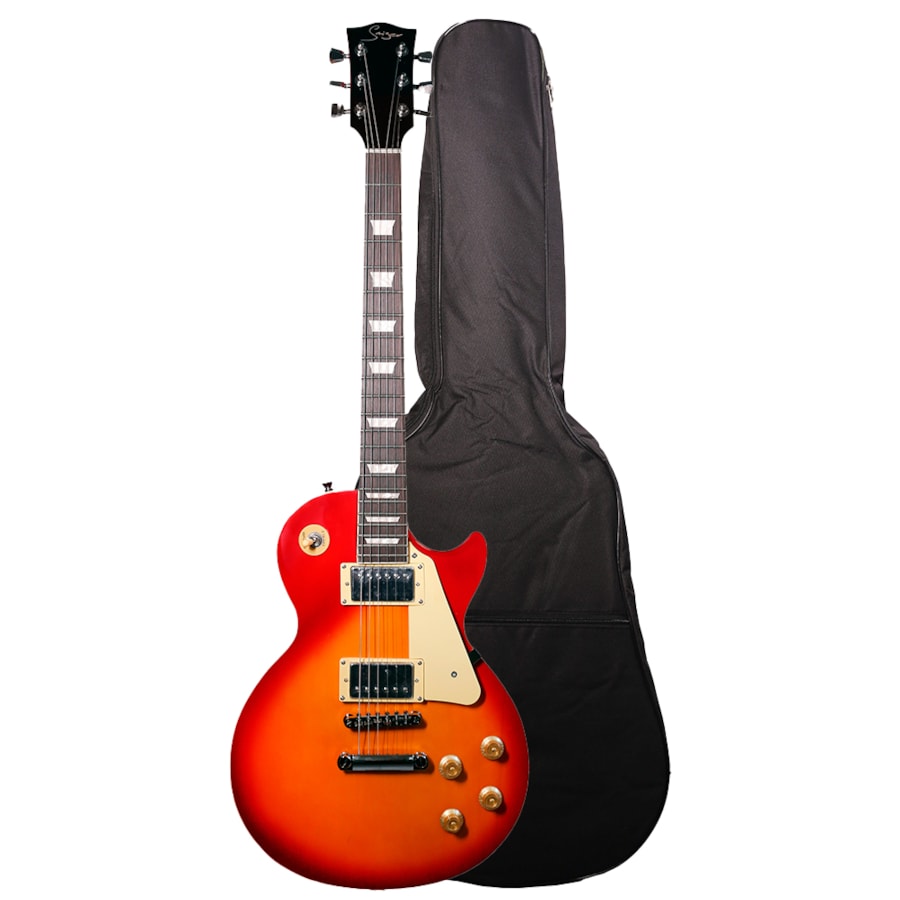 Guitarra Smiger LG9 CS Cherry Bust Les Paul C/ Bag Cabo e Afinador Guitarra Smiger LG9 CS Cherry Bust Les Paul C/ Bag Cabo e Afinador