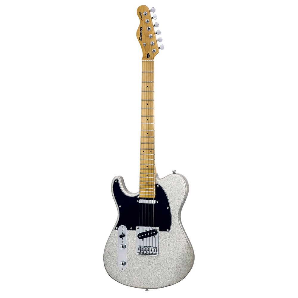 Guitarra Strinberg H200 SVS LH Silver Sparkle Telecaster Passiva Canhoto