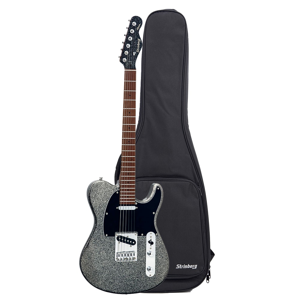 Guitarra Strinberg H250 BLS Black Sparkle Telecaster Passiva C/ Bag