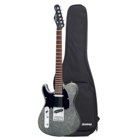 Guitarra Strinberg H250 BLS LH Black Sparkle Telecaster Passiva Canhoto C/ Bag