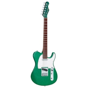 Guitarra Strinberg H250 GES Green Sparkle Telecaster Passiva C/ Bag